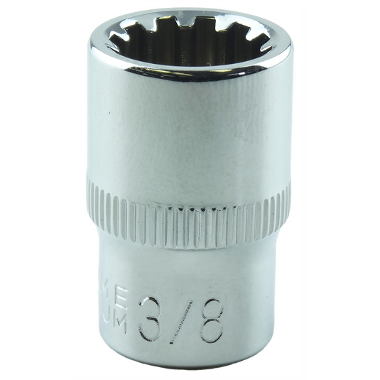 K Tool International Spline Socket 3/8""; 1/4"" DR