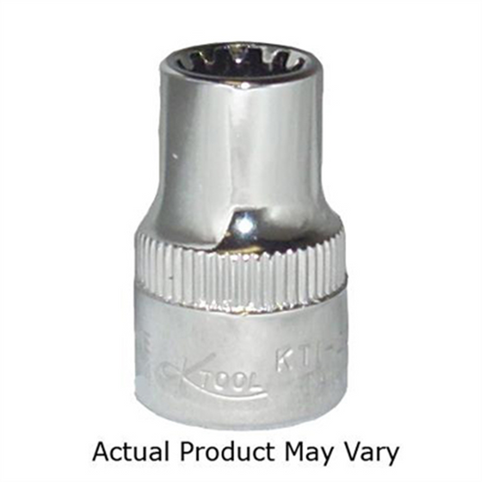 K Tool International SPLINE SOC 3/8"" DR 5/16