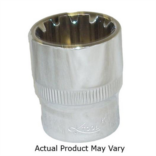 K Tool International SPLINE SOC 3/8"" DR 19MM