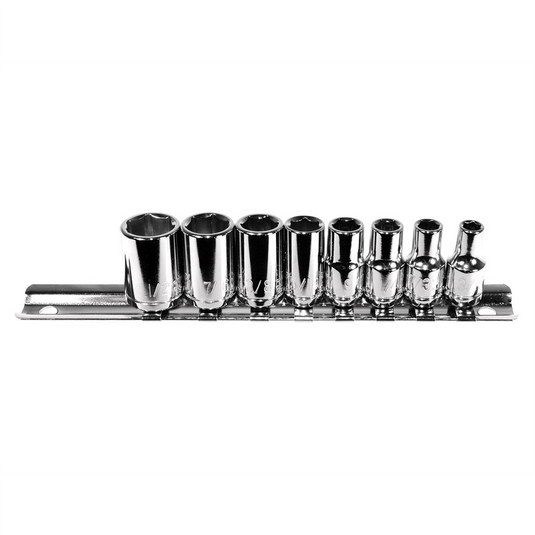 K Tool International 8-PIECE 1/4 "" DR 6-PT SAE SOCKE