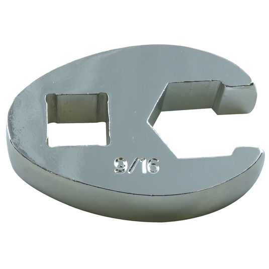 K Tool International Wrench 9/16 Inch Flare Nut Crowfoot 6 Point 3/8 Drive