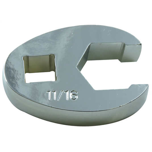 K Tool International Wrench 11/16 Inch Flare Nut Crowfoot 6 Point 3/8 Drive