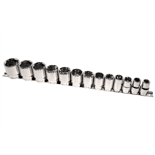 K Tool International 13-PIECE 1/2 "" DR 6-PT SAE SHAL