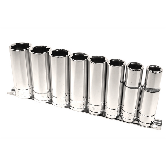 K Tool International 8-PIECE 1/2 "" DR 6-PT SAE DEEP