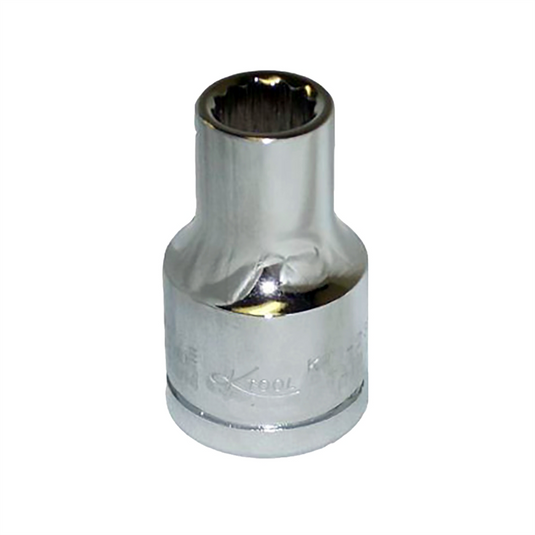 K Tool International SOC 1/2 DR. SHORT 3/8"" 12PT