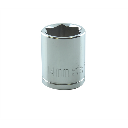 K Tool International SOC 14MM 1/4D 6PT SHORT