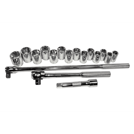 K Tool International SOC SET 1/2"" DR 17 PC MM