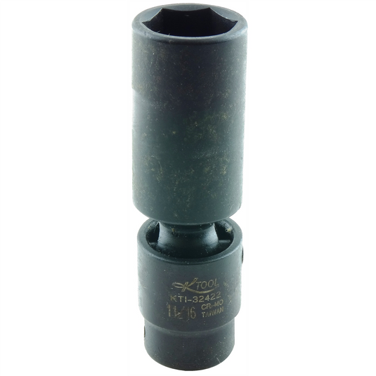 SOC IMP FLEX 11/16"" 3/8"" DR DEEP 6 PT