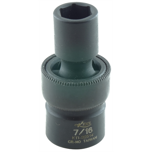 K Tool International SOC 7/16 3/8D IMP UNIV 6PT SHORT