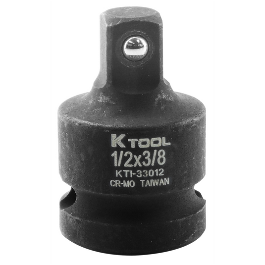 K Tool International SOC ADAPTOR IMP 1/2"" FEMALE 3/8"" MALE