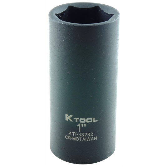 K Tool International 1"" SOC IMP 1/2"" DR DEEP 6 PT