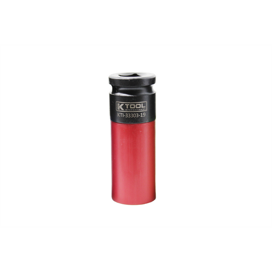 K Tool International 1/2"" Drive Spline Protective Wheel Socket; 19 mm