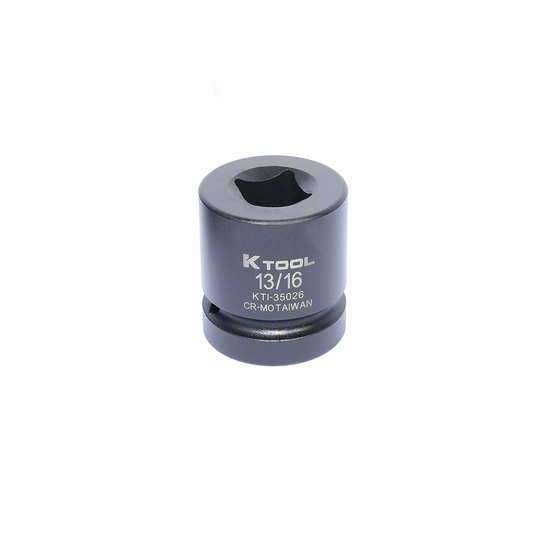 K Tool International SOC 13/16 1""D BDD WHL IMP SQ 4PT