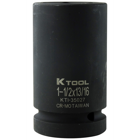 K Tool International SOC 13/16 1""D BDD WHL IMP SQ 4PT