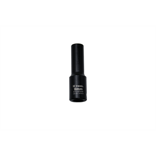 K Tool International 9MM 3/8 Drive Impact 6 Point Deep Socket