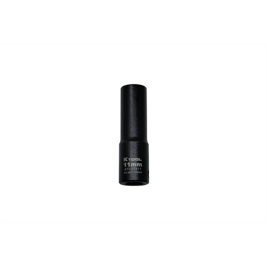 K Tool International 11MM 3/8 Drive Impact 6 Point Deep Socket