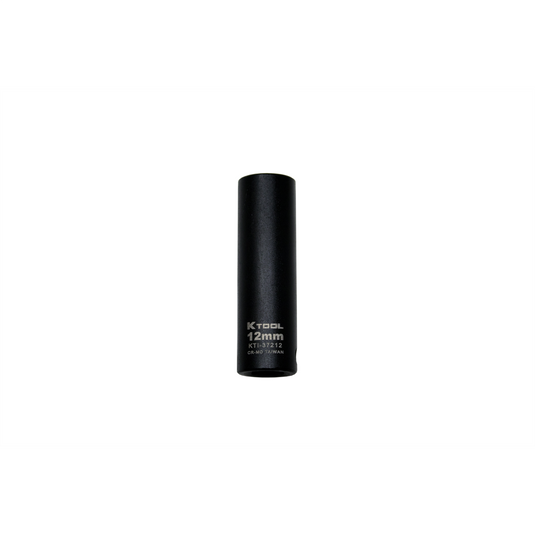 K Tool International 12MM 3/8 Drive Impact 6 Point Deep Socket