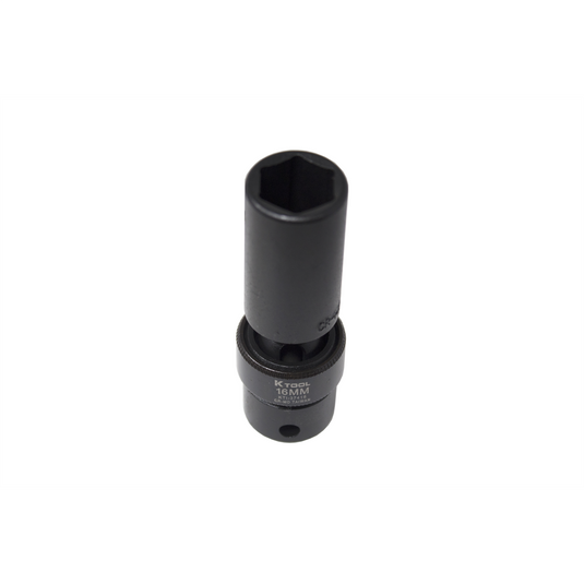K Tool International Socket Impact Flex 16mm 3/8 in. Dr Deep