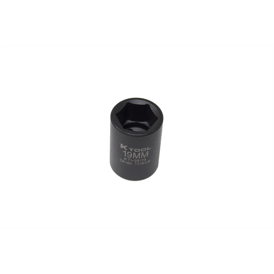K Tool International Socket Impact 19mm 1/2 in. Dr