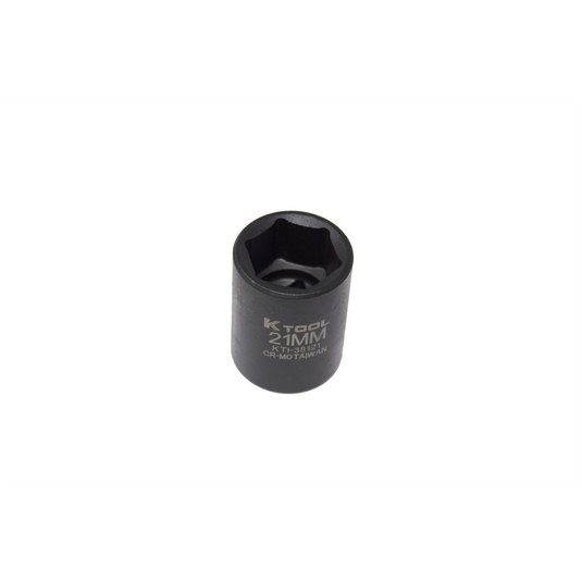 K Tool International Socket Impact 21mm 1/2 in. Dr