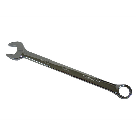 K Tool International Wrench 1-3/8 Inch Combination 12 Point 15 Degree High Polish