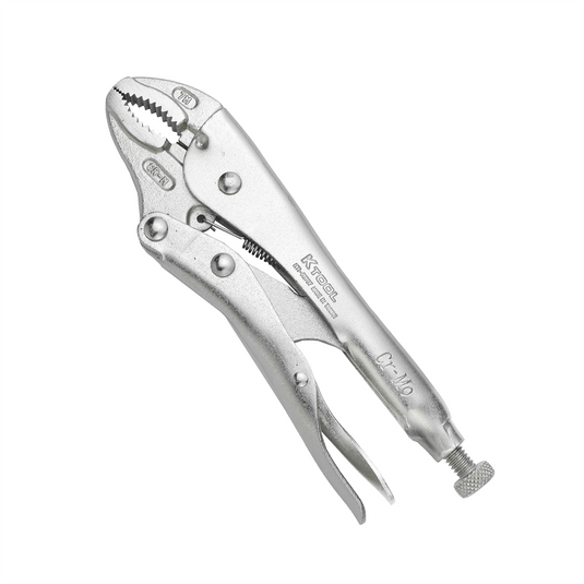 K Tool International Pliers Curved-Jaw Locking 7 in.