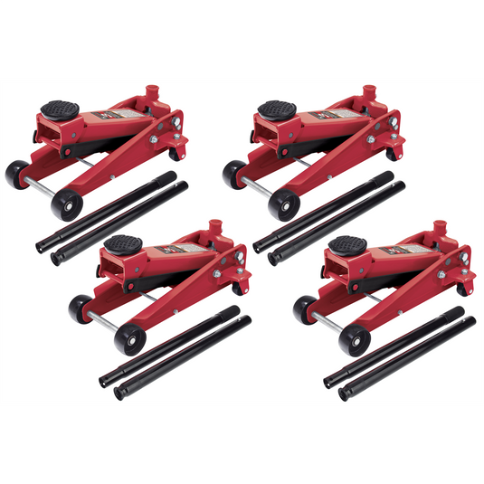 K Tool International 3 Ton Compact Service Jack (Qty of 4)
