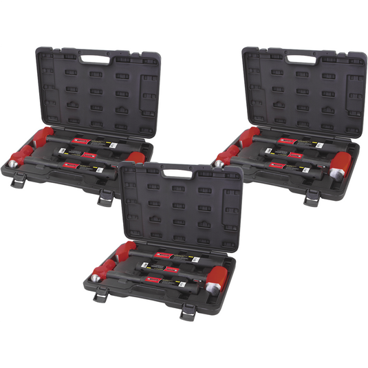K Tool International 3-Pack of Forged Steel Hammer 3-Piece Kit