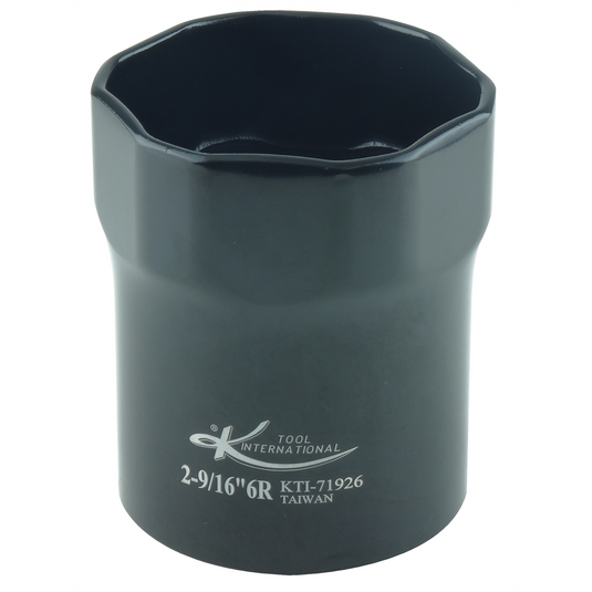 K Tool International Locknut Socket 2-9/16 in. Rounded