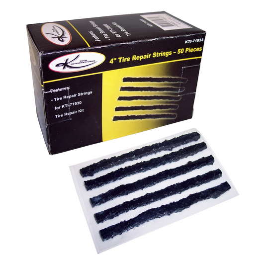 K Tool International 50 PACK 4"" TIRE STRING PLUGS