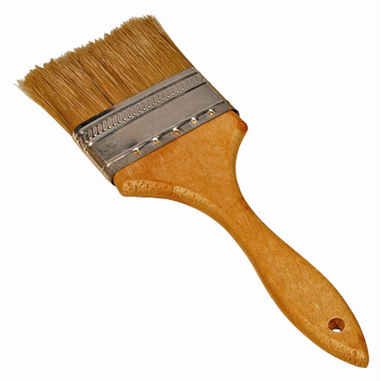 K Tool International BRUSH UTILITY 3IN. NATURAL BRISTLES WOOD HANDLE