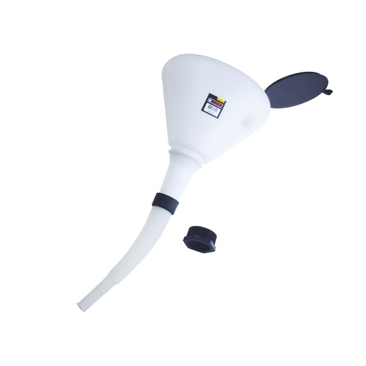 K Tool International Funnel Plastic 9-1/2 Inch Anti-Splash 3.7 Quart