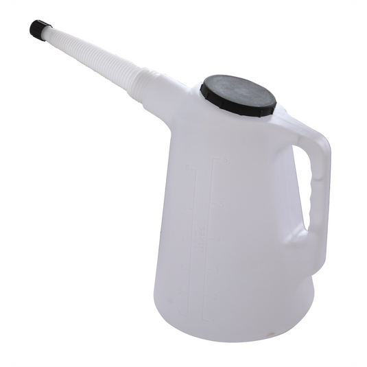 K Tool International Plastic Measure Flex Spout w/Dust Cap; 6 Qt