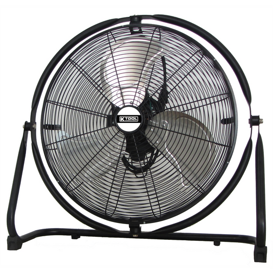 K Tool International 20"" 4-way Tilting High Velocity Industrial Floor Fan