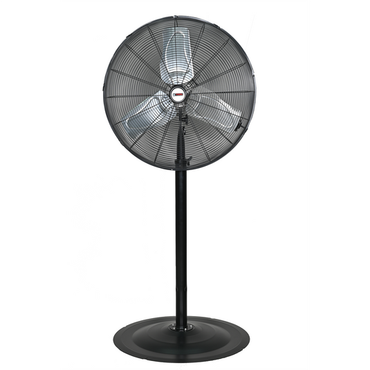 K Tool International 24"" Waterproof Non Oscillating Pedestal Fan
