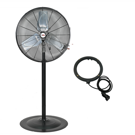 K Tool International 24 INCH WATERPROOF OSCILLATING FAN w/MISTING ATTACHMENT