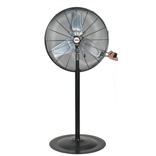 K Tool International 24"" Waterproof Oscillating Pedestal Fan