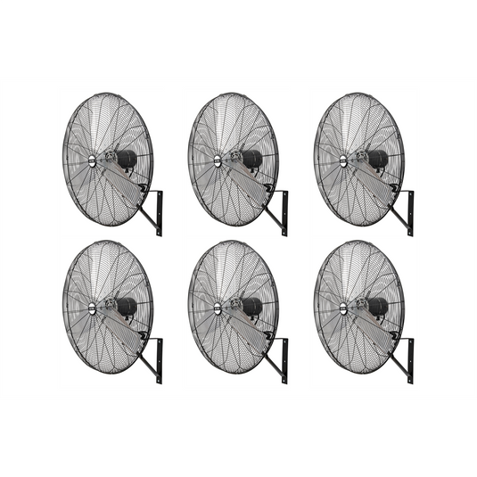 K Tool International 30"" Oscillating Wall Mount Industrial Fan (Pallet of 6)