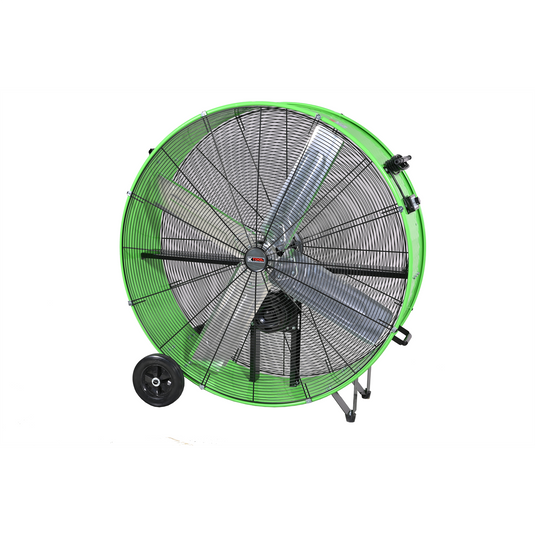 K Tool International 42"" Belt Drive Drum Fan - Green
