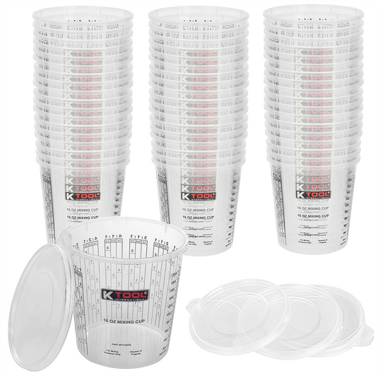 K Tool International 1 Pint / 16 FL OZ Mixing Cup