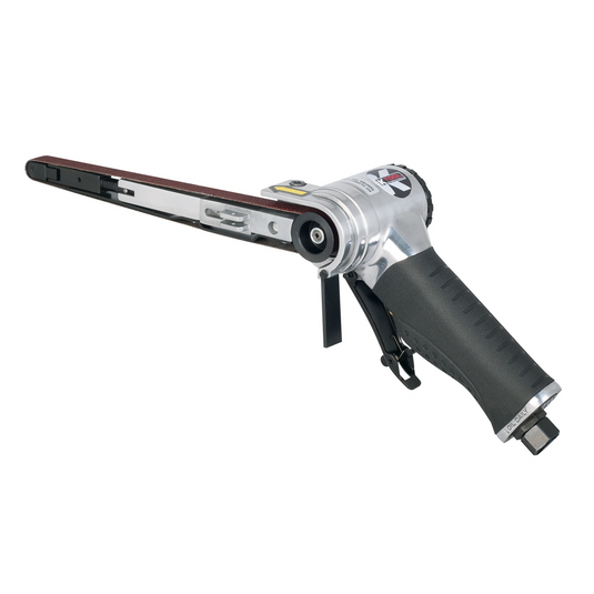 K Tool International Air Belt Sander 1/2"" x 18"" with 3 Belts
