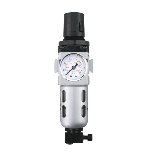 K Tool International Filter-Regulator Combo Miniature 1/4 Inch NPT