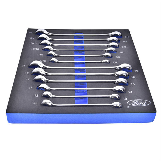 Ford Tools Wrench Set SAE/Metric Mirror-Polished FORD ONLY