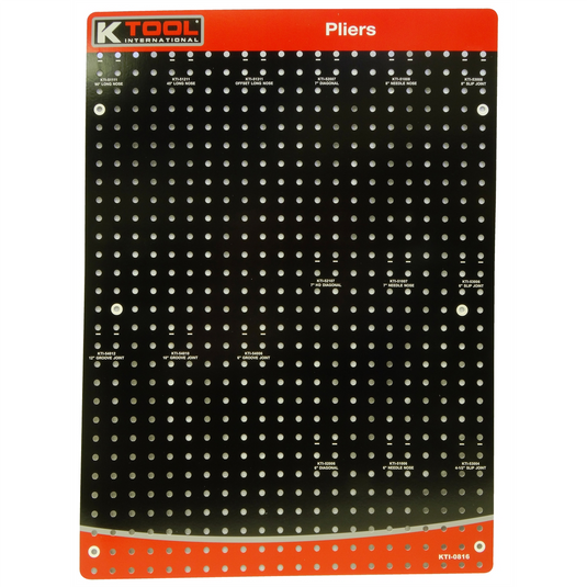 K Tool International Overlay for Pliers Display