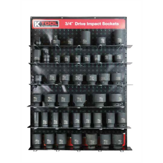 K Tool International OVERLAY 3/4"" DR IMP SOCS DISPLAY