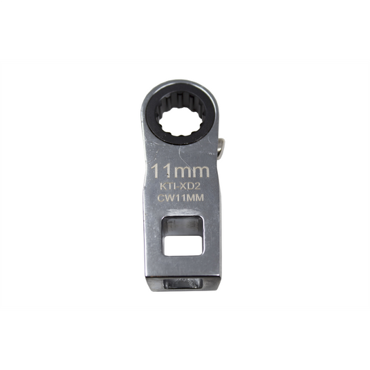 K Tool International Ratcheting Crowfoot Wrench 11mm 3/8 Inch Drive