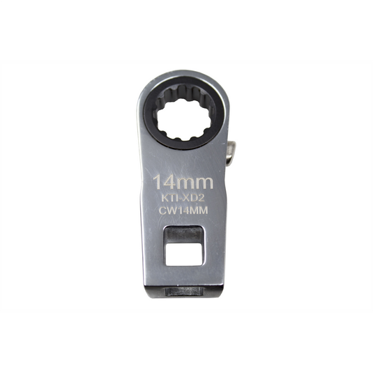 K Tool International Ratcheting Crowfoot Wrench 14mm 3/8 Inch Drive