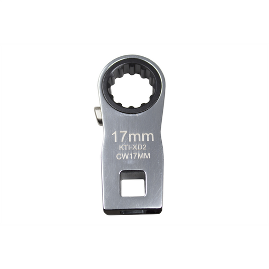K Tool International Ratcheting Crowfoot Wrench 17mm 3/8 Inch Drive