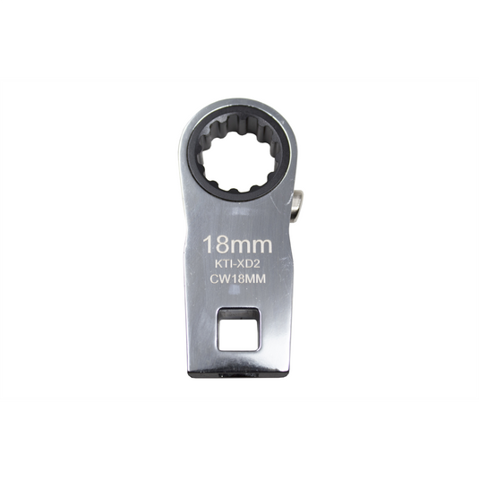 K Tool International Ratcheting Crowfoot Wrench 18mm 3/8 Inch Drive