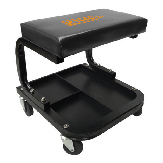 K Tool International Mechanic's Seat w/ Plastic Tool Tray